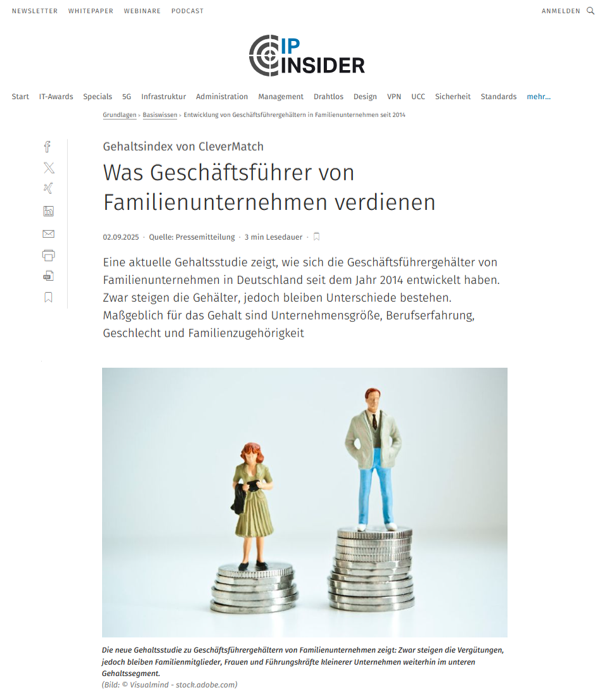 Ip insider gehaltsindex veröffentlichung